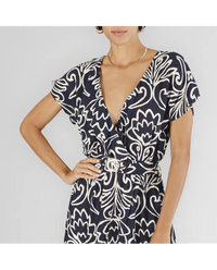 VESTITO SCOLLO INCROCIO - CAFE NOIR C7JA0244 S100 Cafè Noir 