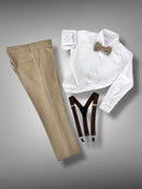 pantal+camic+bretelle 15E2101 BLU Etienne chic 