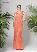 VESTITO C/STOLA - FABIANA FERRI 35247 1024 Fabiana Ferri 