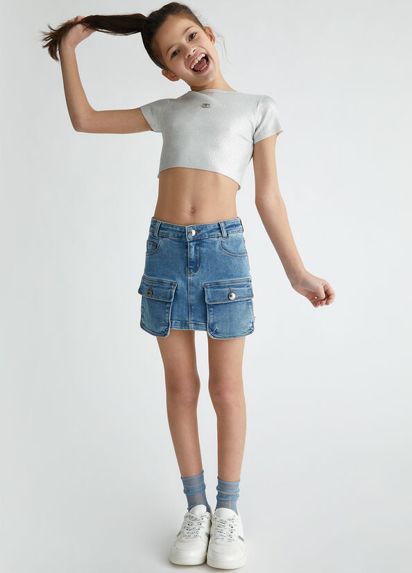 GONNA MINI DENIM - LIU JO GA5141D4984 78140 Liu Jo 