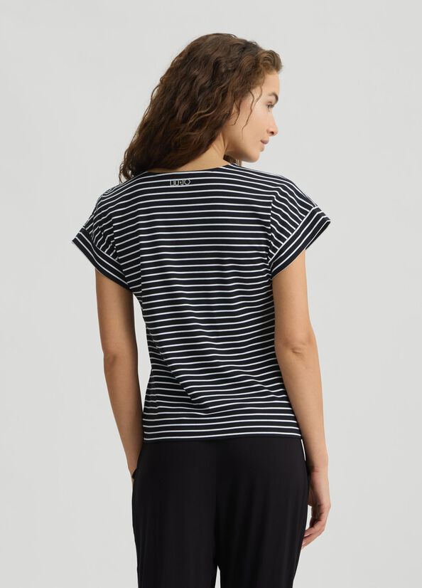 T-SHIRT MC - LIU JO VA5182J4909 M9172 Liu Jo 
