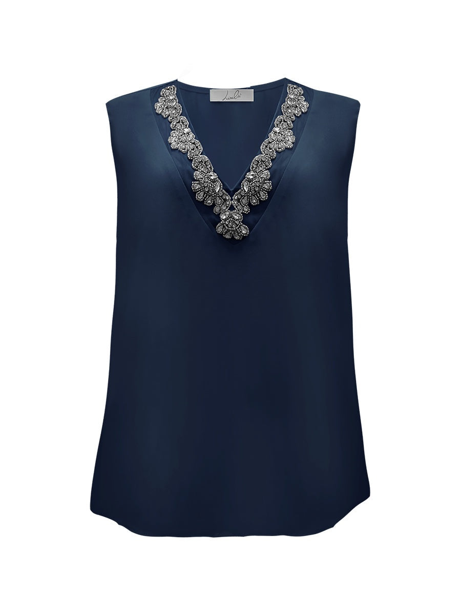 top F196XBEVERBELLA BLU Lizalù 