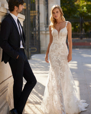 ABITO SPOSA LUNA NOVIAS - LUNA NOVIAS SAVILLE 9S125ENJ00P NANA Luna Novias 