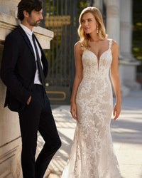 ABITO SPOSA LUNA NOVIAS - LUNA NOVIAS SAVILLE 9S125ENJ00P NANA Luna Novias 