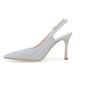 scarpa D188 MICROGLITTER ARGENTO Melluso 