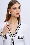 cardigan 251NS242 BIANCO No Secrets 