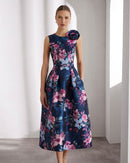 VESTITO C C/FIORE+STOLA - ROSA CLARA COCKTAIL 9T2D6BRC01 JC3 Rosa Clarà Cocktail 