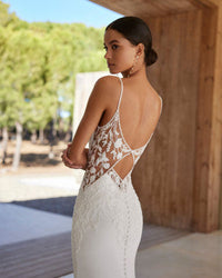 ABITO SPOSA ROSA CLARA - ROSA CLARA' ALADA 9A119CRELEP NANA Rosa Clarà 