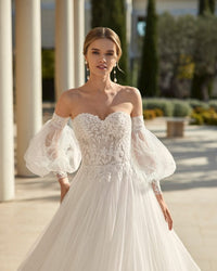 ABITO SPOSA ROSA CLARA - ROSA CLARA' VINICIA 7A157TPLUVP NANA Rosa Clarà 