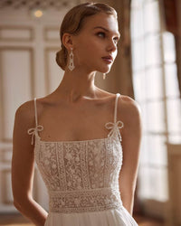 ABITO SPOSA GATSBY - ROSA CLARA' GATSBY KAMILA 9X108VOIL0P NANA Rosa Clarà Gatsby 