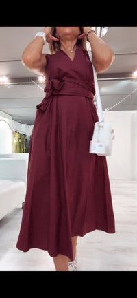 vestito S23XBEBATRIX BORDEAUX Sandro Ferrone 