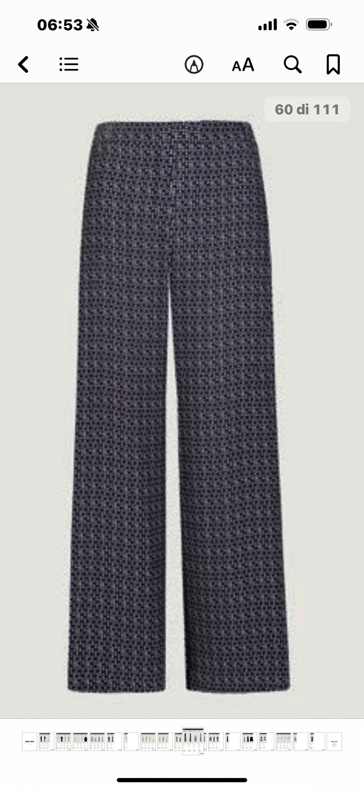 PANTALONE - SANDRO FERRONE S23XBEBLUEMOON UN Sandro Ferrone 