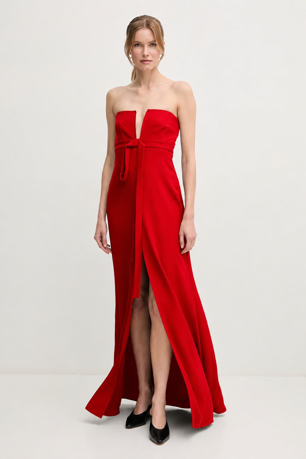 vestito S23XBEBUSSOLE ROSSO Sandro Ferrone 