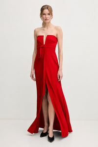 vestito S23XBEBUSSOLE ROSSO Sandro Ferrone 