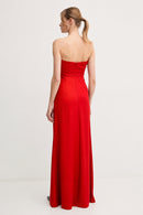 vestito S23XBEBUSSOLE ROSSO Sandro Ferrone 