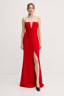 vestito S23XBEBUSSOLE ROSSO Sandro Ferrone 