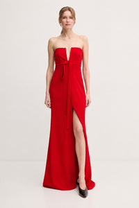 vestito S23XBEBUSSOLE ROSSO Sandro Ferrone 