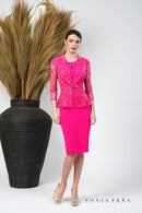 VESTITO+GIACCHINO - SONIA PENA 1240035 FUCSIA Sonia Pena 