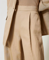 PANTALONE PALAZZO - TWIN SET 251TE2143 00006 Twinset 