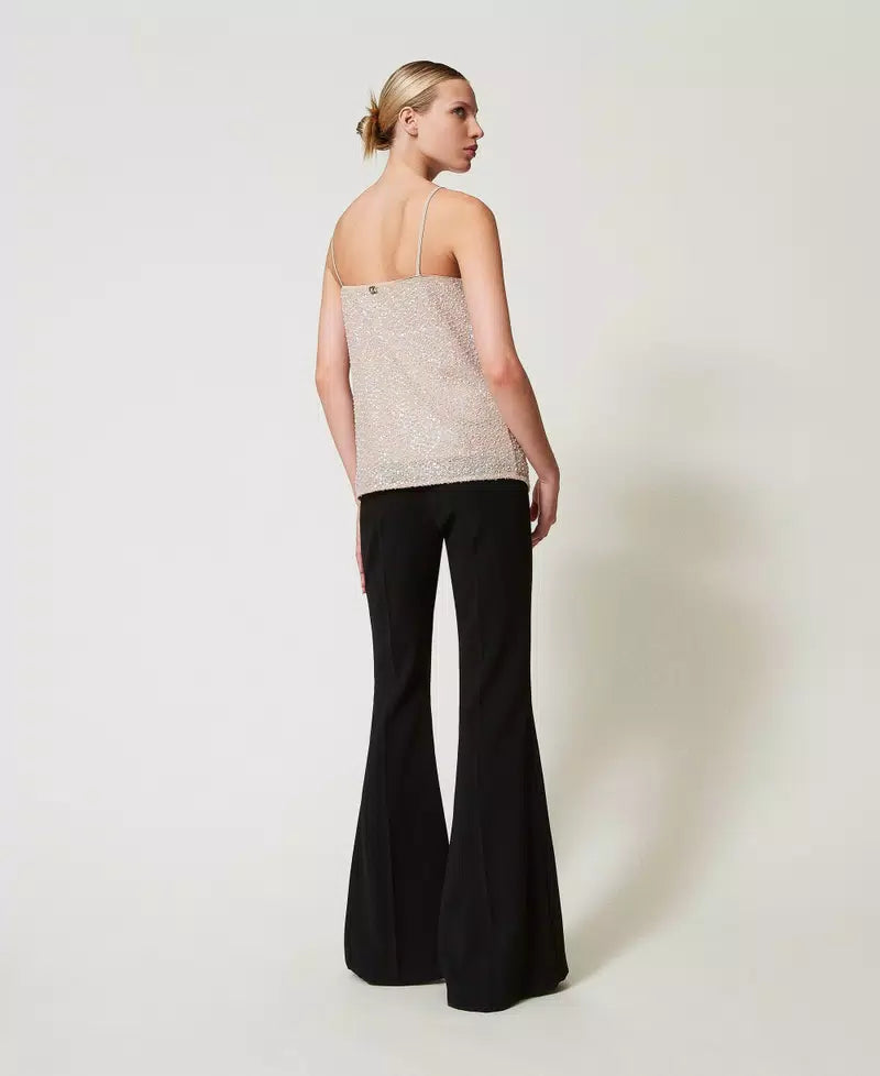 PANTALONE FLARE - TWIN SET 251TP2105 006 Twinset 