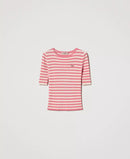 MAGLIA IN VISCOSA BASICA MANICA CORTA - TWIN SET 251TP3470 12342 Twinset 