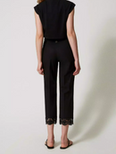 PANTALONE CARGO CROPPED - TWIN SET 251TT2094 00006 Twinset 