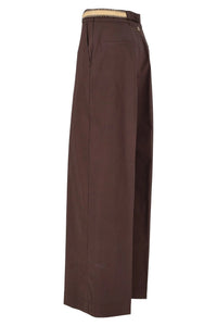 PANTALONE PALAZZO C/CINTURA - TWIN SET 251TT2105 00203 Twinset 