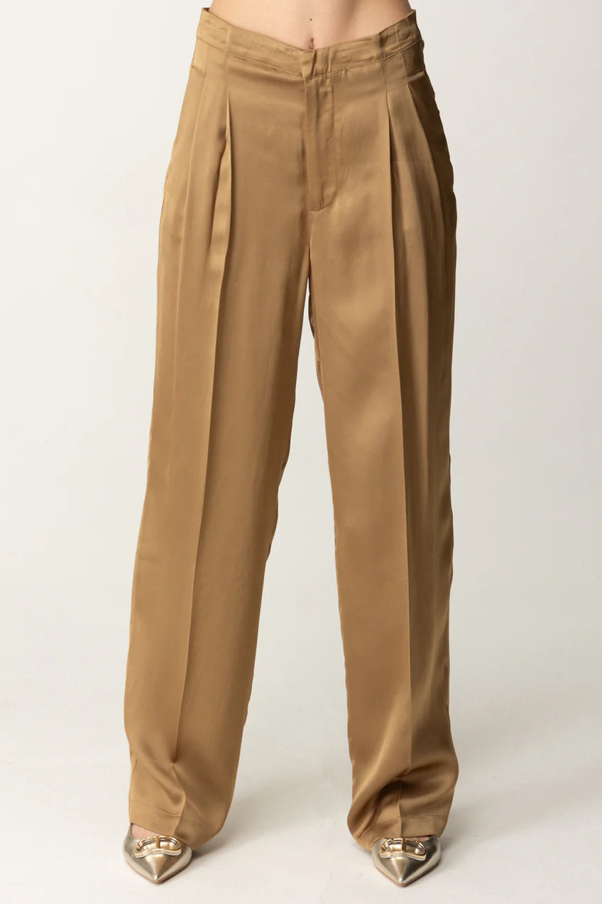 PANTALONE WIDE LEG CON PENCES - TWIN SET 251TT2273 12438 Twinset 