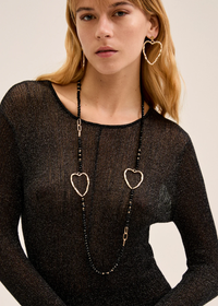 COLLANA CON PERLINE/CUORI - NALì