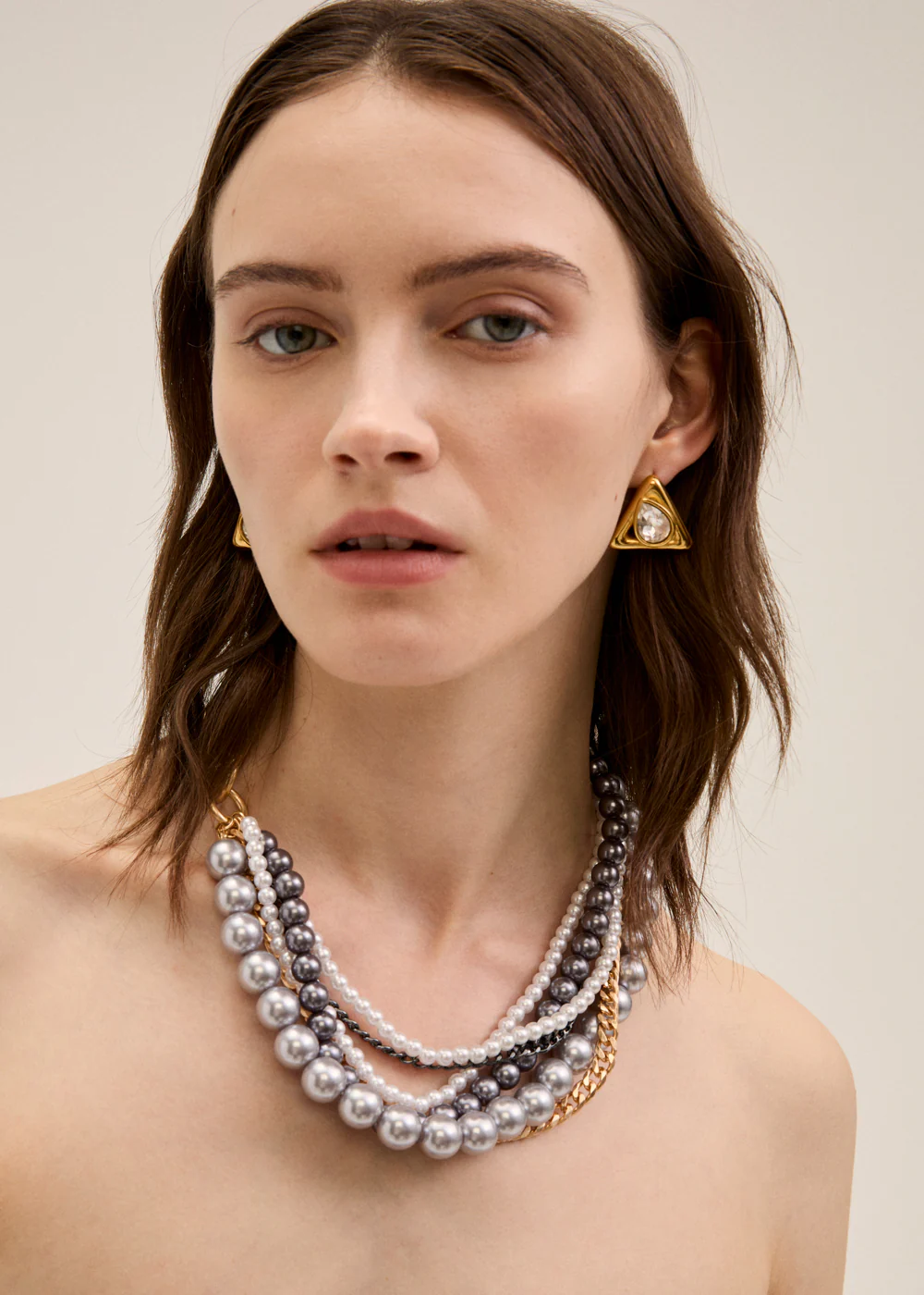 COLLANA MULTIFILO PERLE - NALì