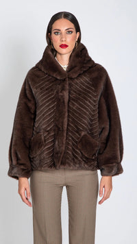 ECOPELLICCIA BOMBER - EDAS LUXURY