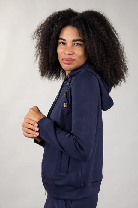 FELPA ZIP/CAPPUCCIO - LUCKYLU