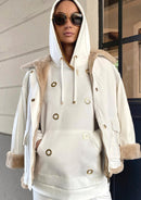 FELPA C/CAPPUCCIO - LUCKYLU