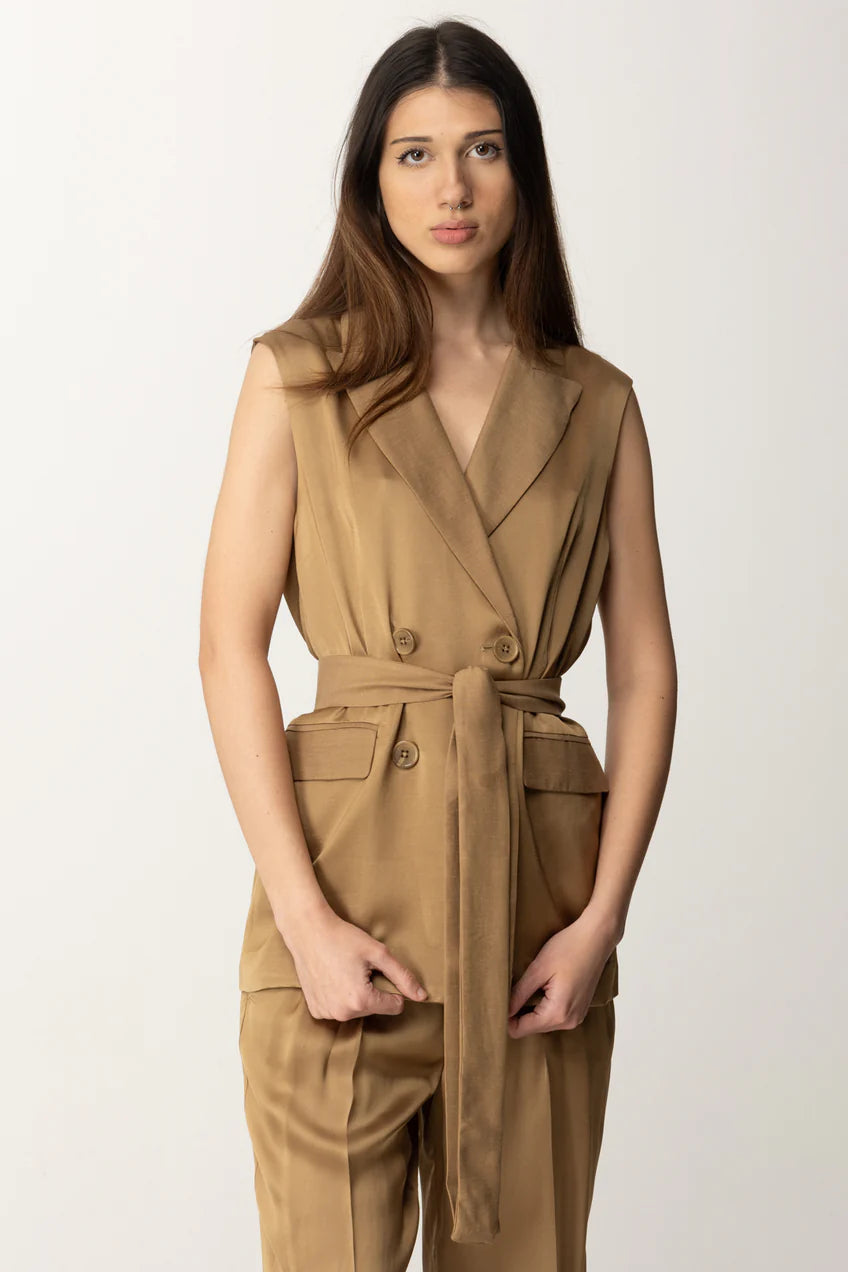 GILETDP C/CINTURA - TWIN SET