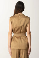 GILETDP C/CINTURA - TWIN SET