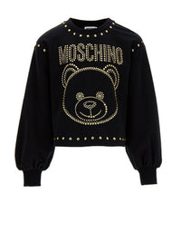 FELPA  ML - MOSCHINO KID HDF03HLDA16 60100 Moschino 