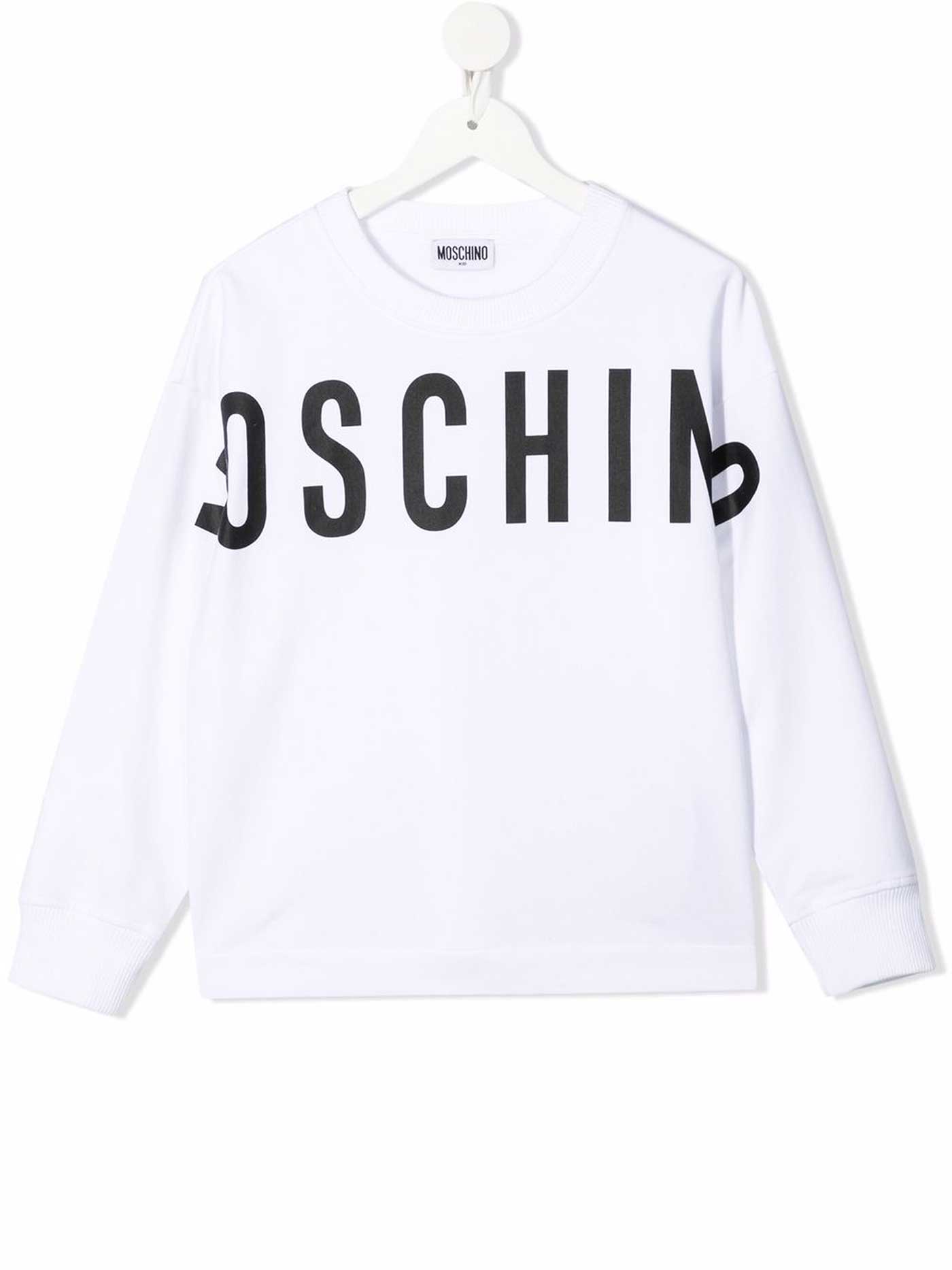 FELPA ML - MOSCHINO KID HUF053LDA26 10101 Moschino 