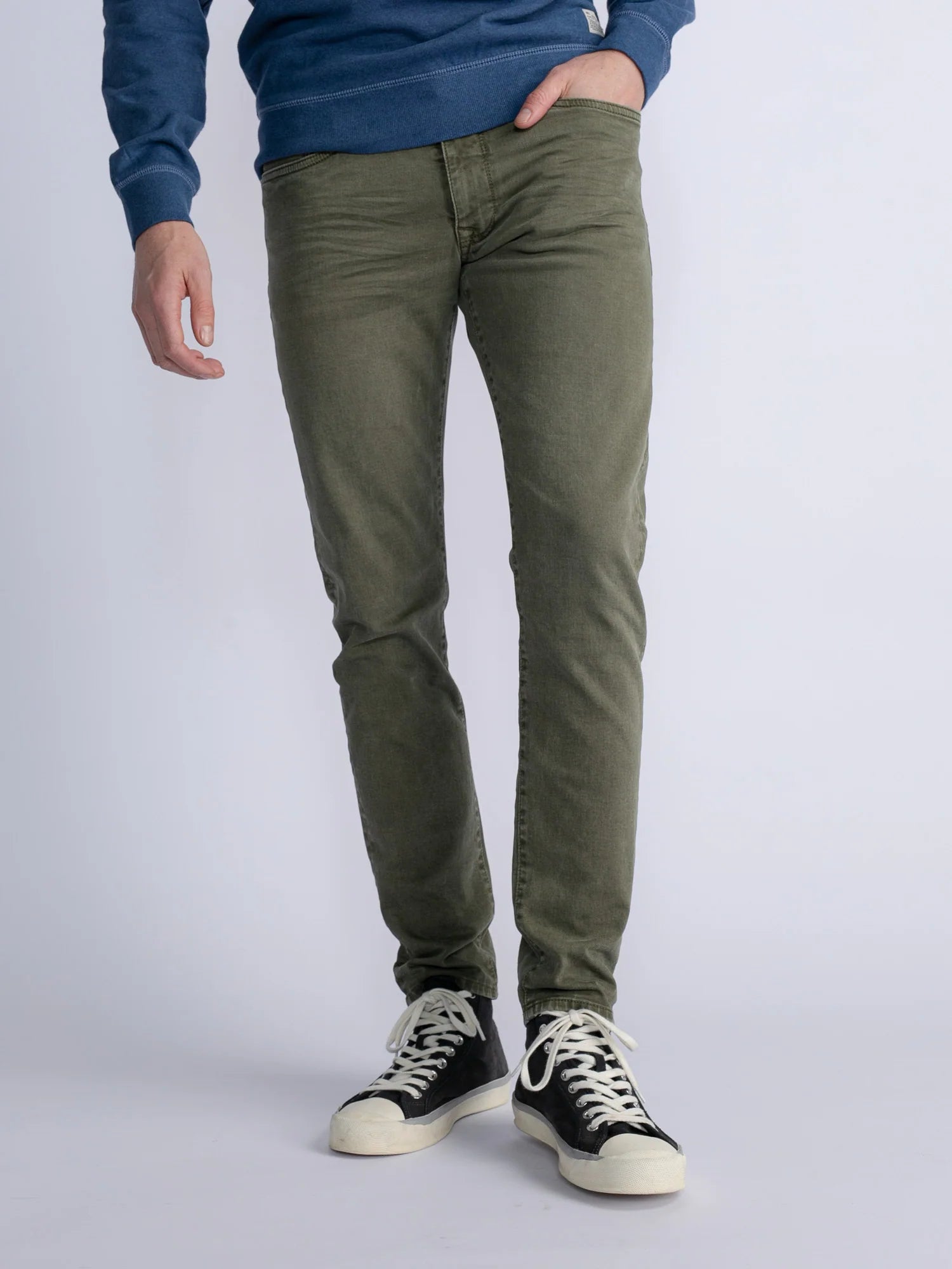 JEANS - PETROL M-3030-DNM007 5147 Petrol 