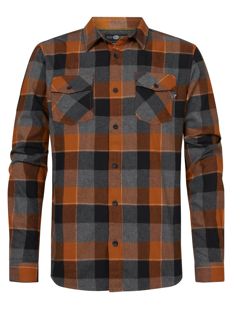 CAMICIA - PETROL M-3030-SIL417 2118 Petrol 