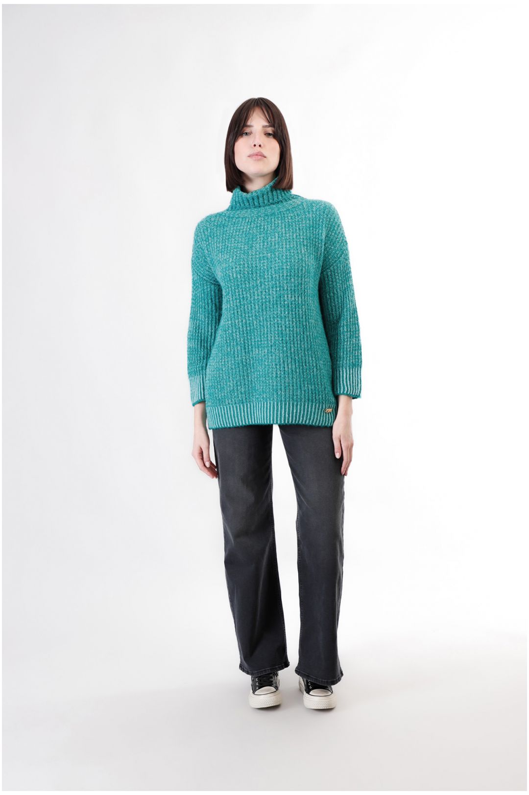 MAGLIA COLLO ALTO - CAFE NOIR C7JM0218 N071 Cafè Noir 
