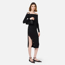 VESTITO IN MAGLIA - ELISABETTA FRANCHI AM19S47E2 110 Elisabetta Franchi 