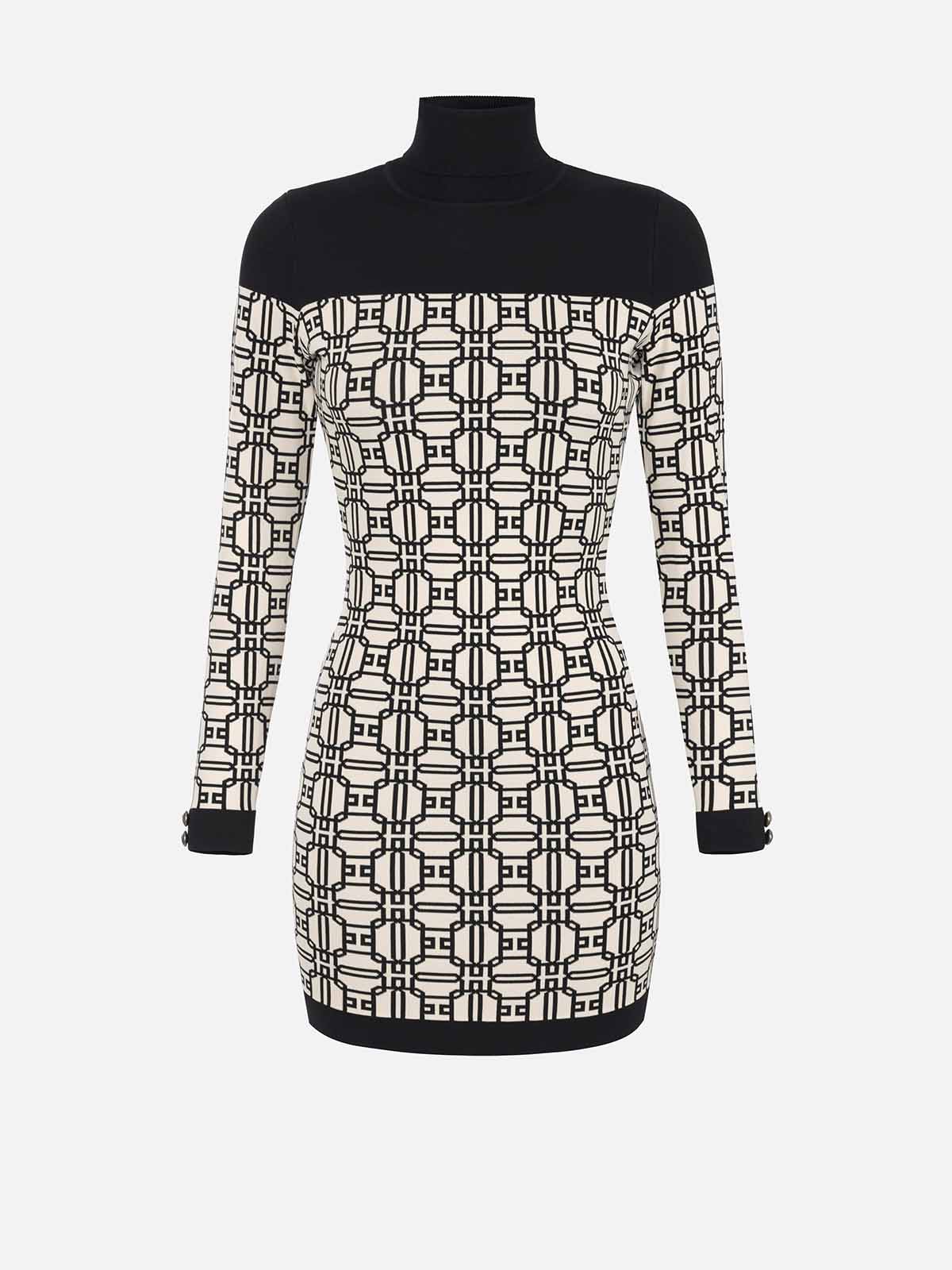 VESTITO IN MAGLIA - ELISABETTA FRANCHI AM30B47E2 E84 Elisabetta Franchi 