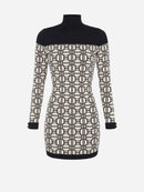 VESTITO IN MAGLIA - ELISABETTA FRANCHI AM30B47E2 E84 Elisabetta Franchi 