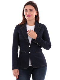 GIACCA LUNGA DENIM - LIU JO UF4157D4925 77000 Liu Jo 