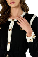 cardigan 243NS055 NERO No Secrets 