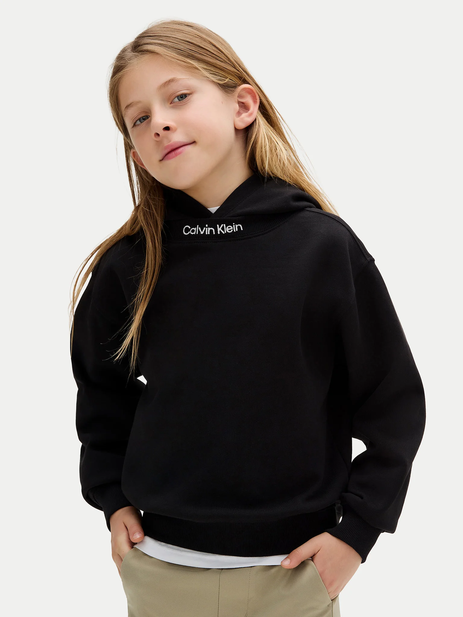 FELPA C/CAPPUCCIO - CALVIN KLEIN