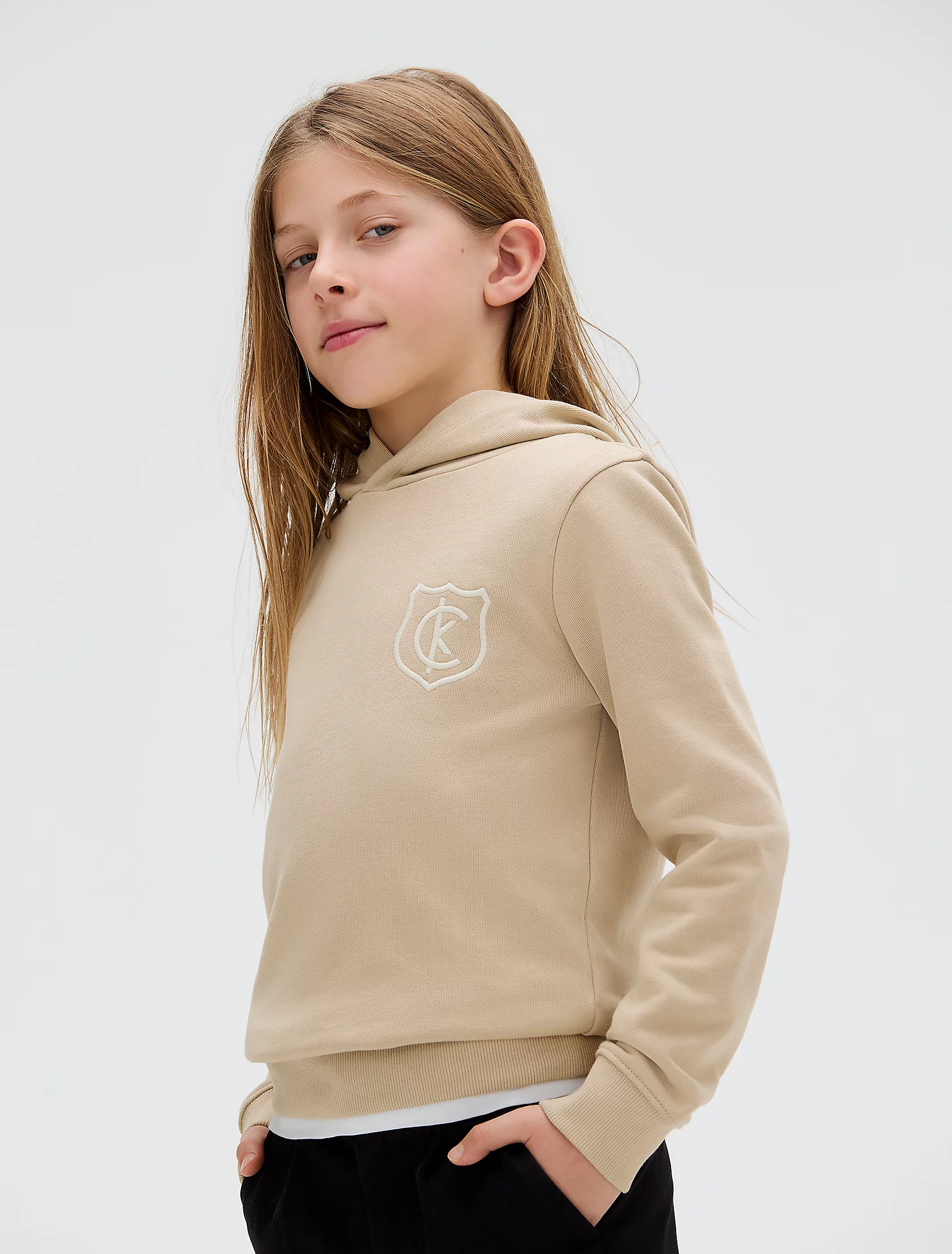 FELPA C/CAPPUCCIO - CALVIN KLEIN