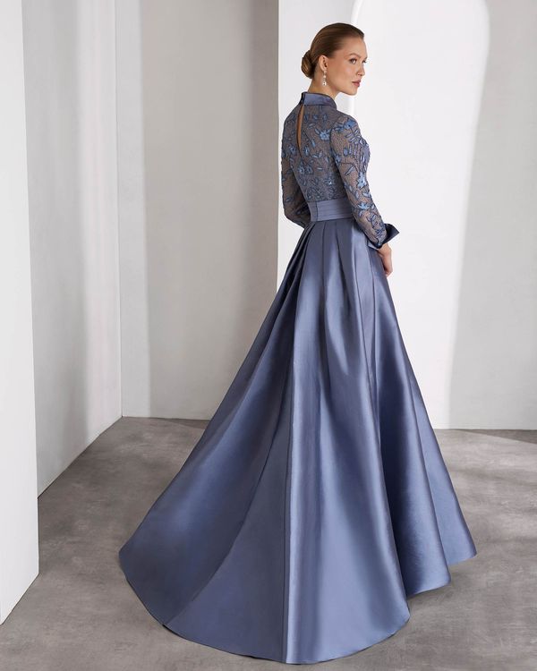 VESTITO L C/CINT+FIORE - ROSA CLARA COCKTAIL
