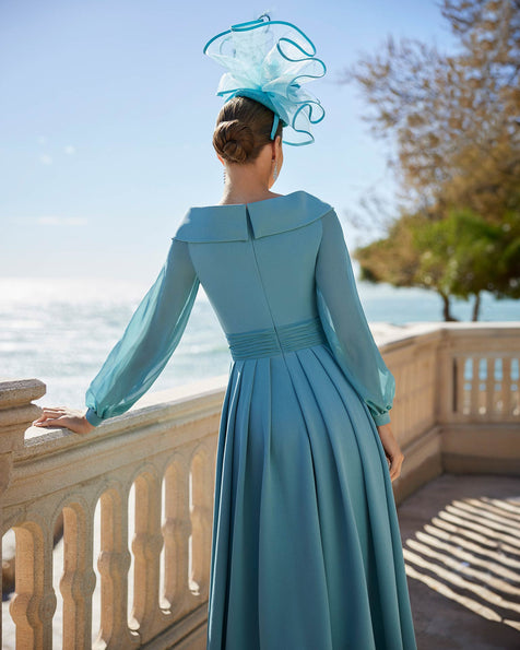 VESTITO C C/STOLA - COUTURE CLUB