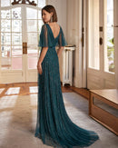 VESTITO L C/STOLA - MARFIL